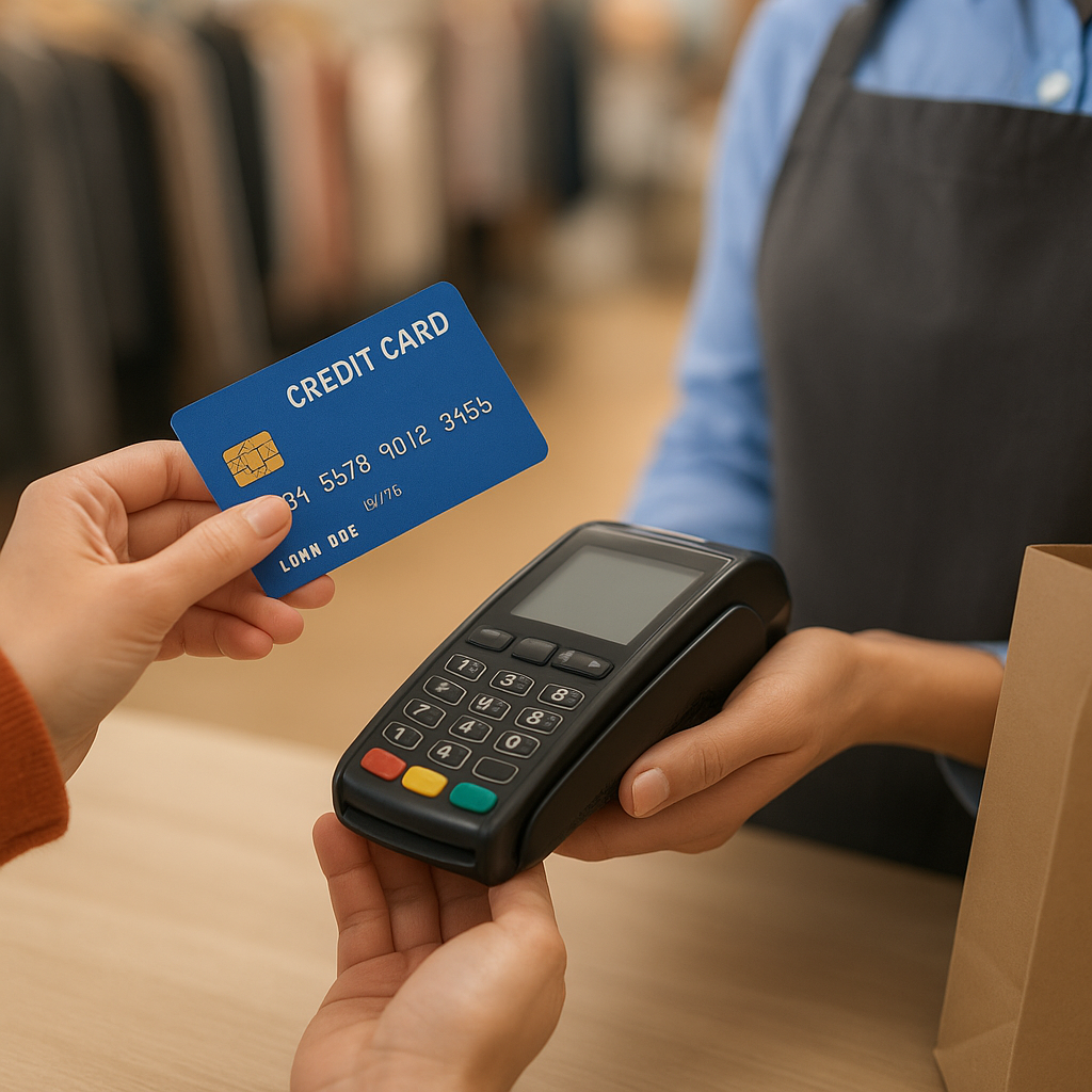 Cartão de crédito e compras presenciais: vantagens no dia a dia